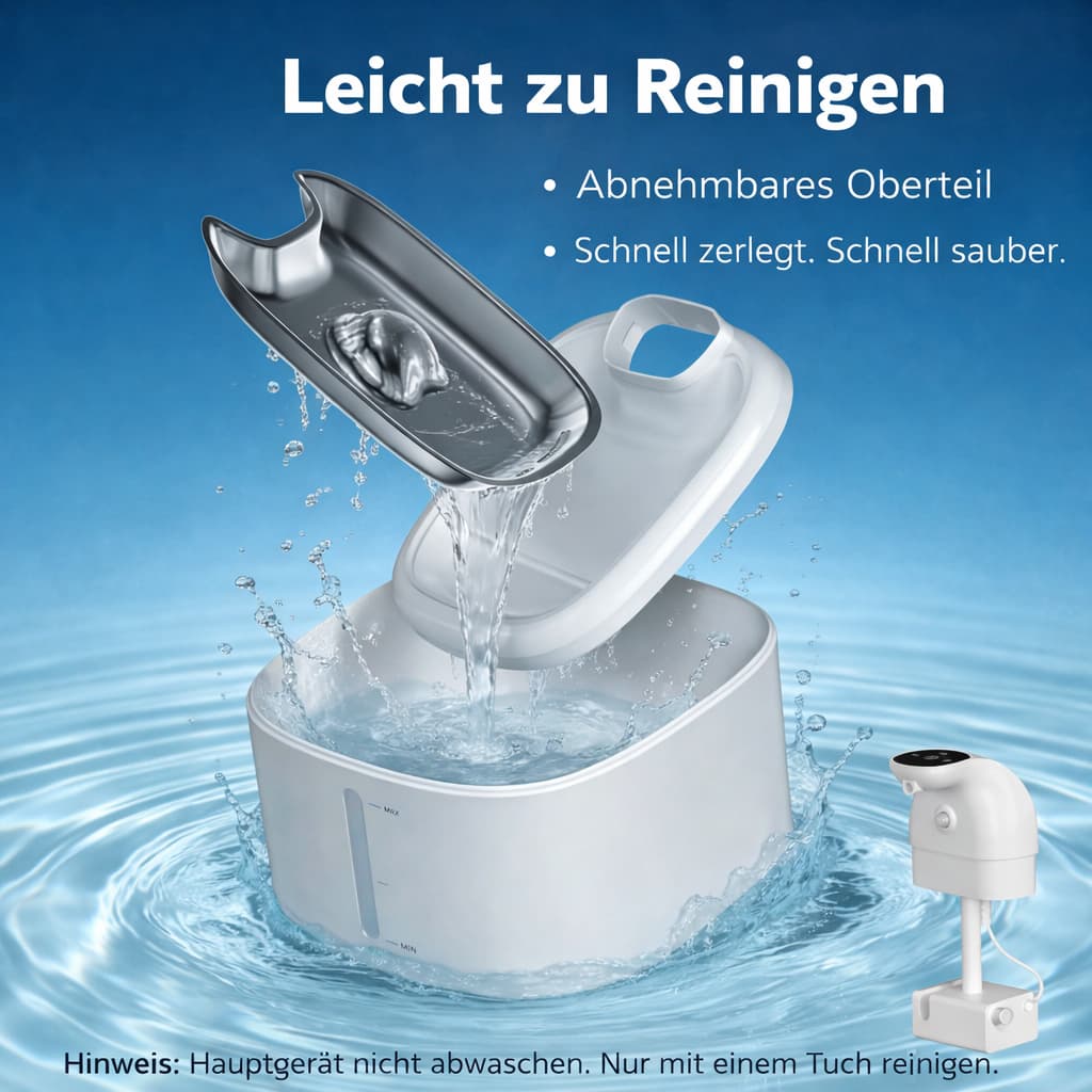 Katzenbrunnen ohne Kabel - moderner Trinkbrunnen mit Akku für Hunde & Katzen – jetzt bei Furrivio kaufen