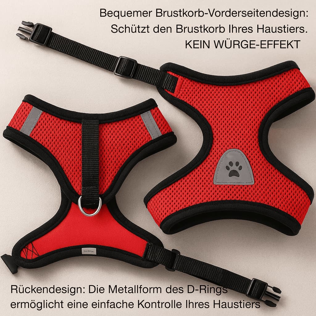 Katzengeschirr - verstellbar: ausbruchsicher & bequem | Furrivio™ für Hunde & Katzen – jetzt bei Furrivio™ kaufen