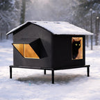 Katzenhaus für draußen - winterfest | Outdoor Haus für Katzen für Hunde & Katzen – jetzt bei Furrivio™ kaufen