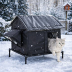 Katzenhaus für draußen - winterfest | Outdoor Haus für Katzen für Hunde & Katzen – jetzt bei Furrivio™ kaufen
