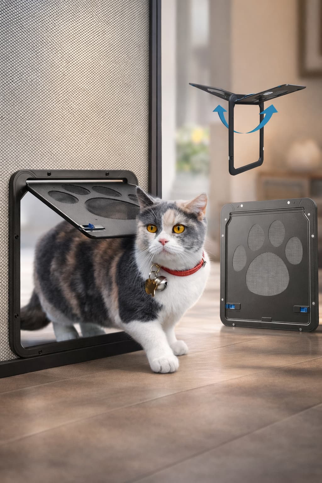 Katzenklappe für große Katzen - winterfest & sicher | Furrivio™ für Hunde & Katzen – jetzt bei Furrivio kaufen