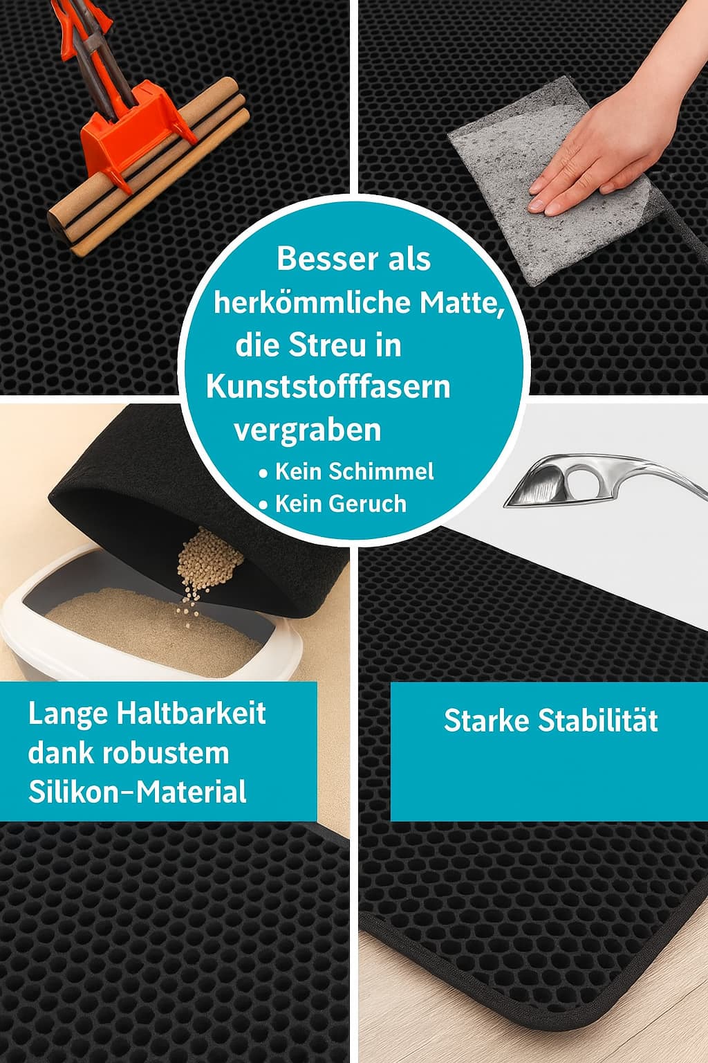 Katzenklo Unterlage - Wasser­dichte Katzenstreumatte | Furrivio für Hunde & Katzen – jetzt bei Furrivio™ kaufen