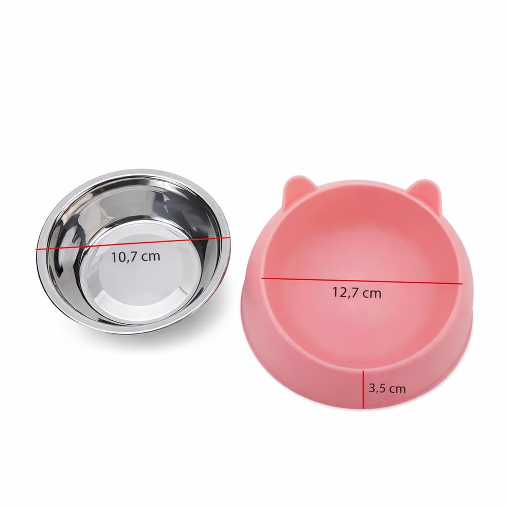 Katzennapf Edelstahl - rutschfestes Katzen Fressnapf | Furrivio™ für Hunde & Katzen – jetzt bei Furrivio kaufen