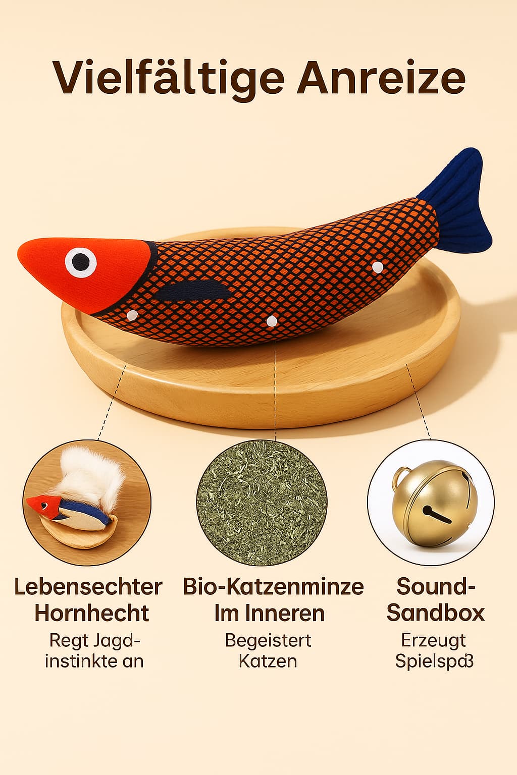 Katzenspielzeug mit Katzenminze (Zahnpflege) | Furrivio™ für Hunde & Katzen – jetzt bei Furrivio™ kaufen