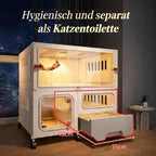 Katzenvilla – Geräumiger Katzenkäfig Indoor mit Ebenen | Furrivio™ für Hunde & Katzen – jetzt bei Furrivio kaufen