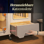Katzenvilla – Geräumiger Katzenkäfig Indoor mit Ebenen | Furrivio™ für Hunde & Katzen – jetzt bei Furrivio kaufen