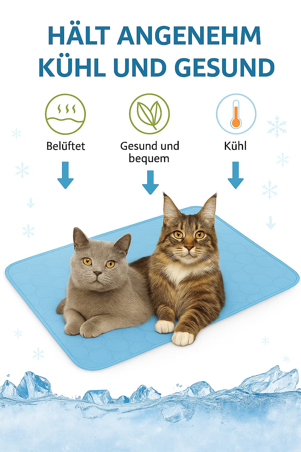 Kühlmatte für Katzen – vielseitig einsetzbar | Furrivio™ für Hunde & Katzen – jetzt bei Furrivio™ kaufen