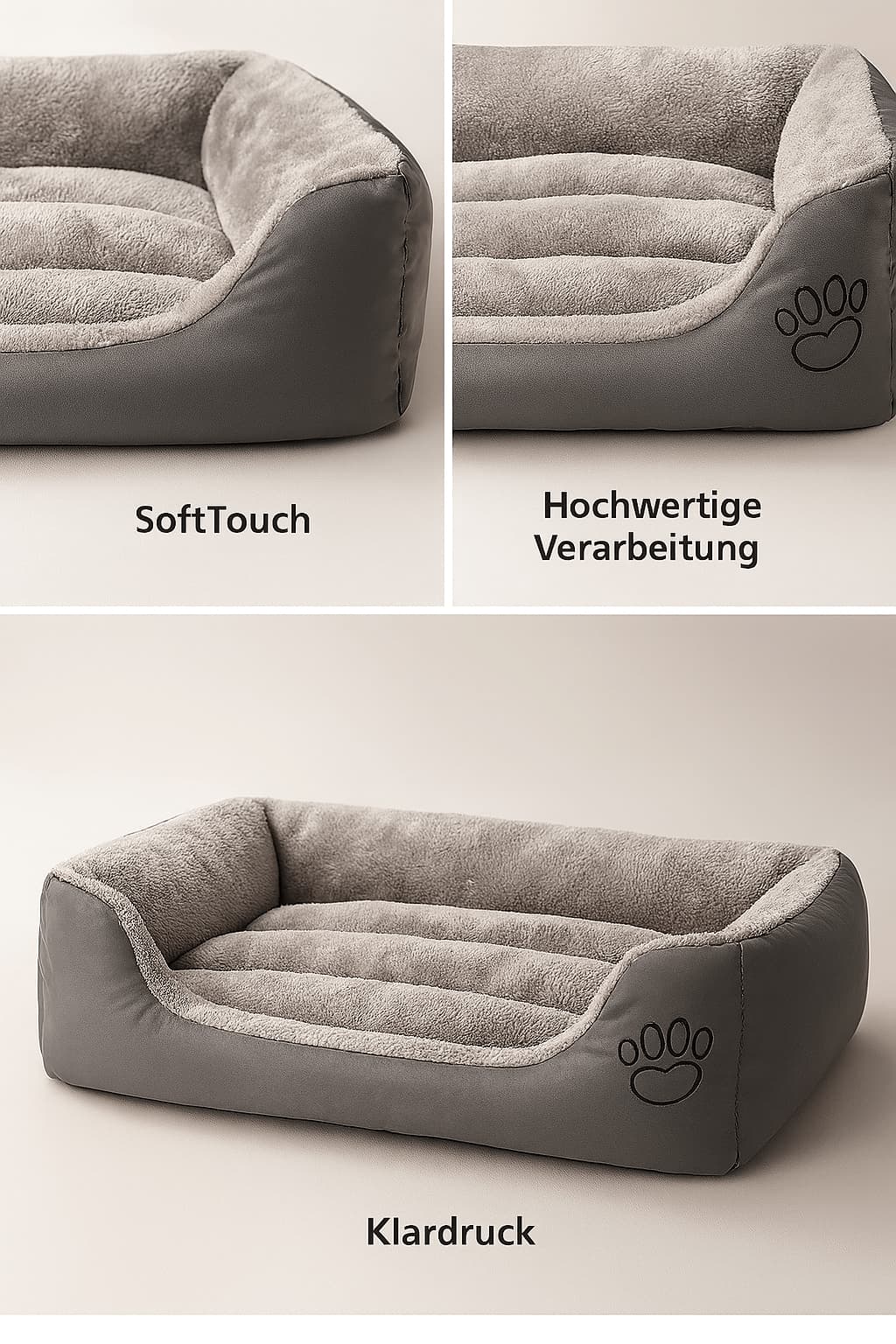 Kuscheliges Hundebett (M–XXL) – für kleine und große Hunde | Furrivio™ für Hunde & Katzen – jetzt bei Furrivio™ kaufen