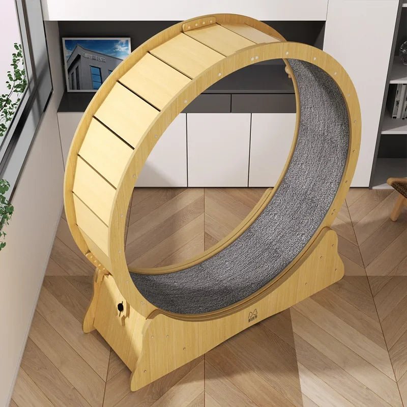 Laufrad für Katzen – Katzenrad aus Holz | Furrivio™ für Hunde & Katzen – jetzt bei Furrivio™ kaufen