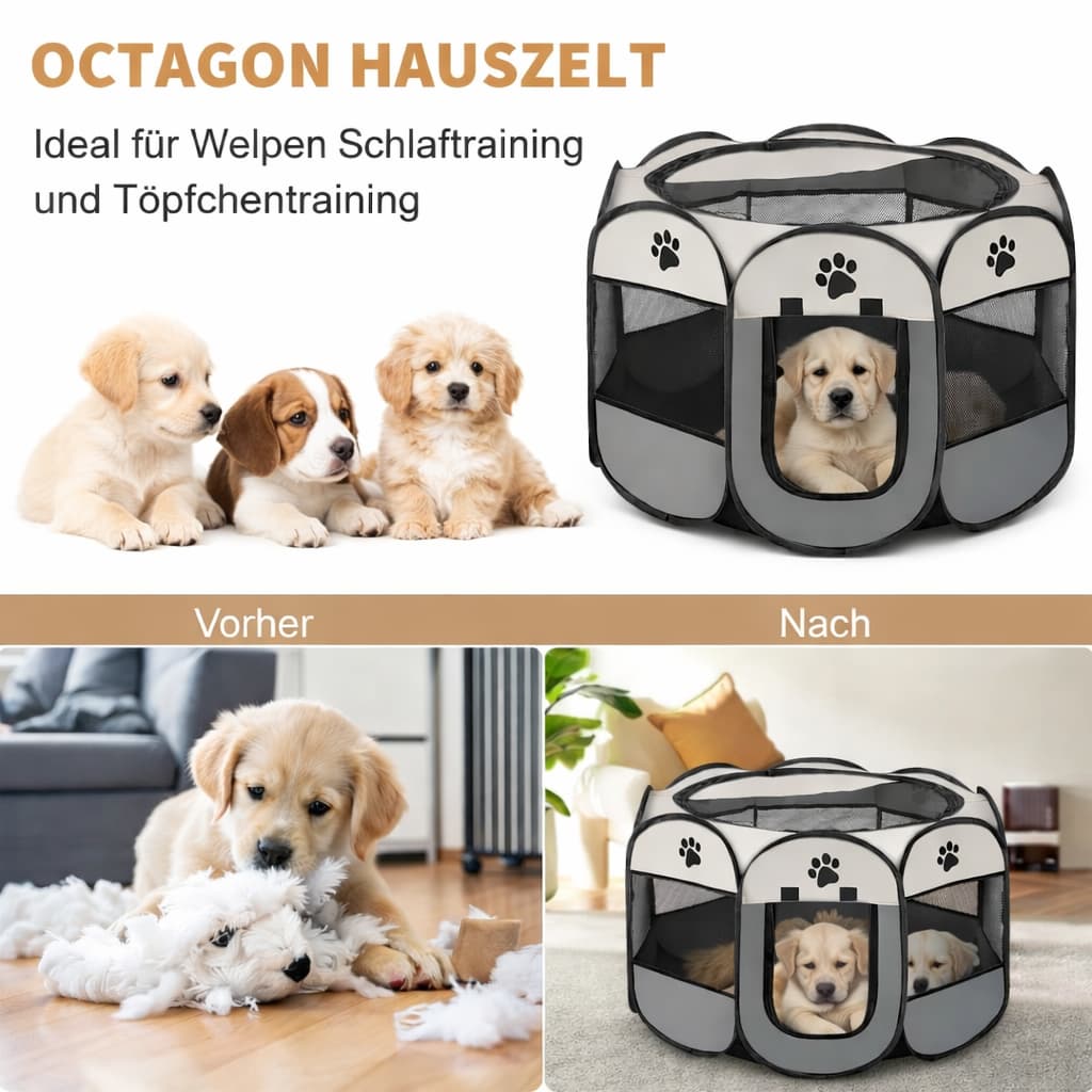 Laufstall für Welpen | Sicherer Welpenlaufstall | Furrivio für Hunde & Katzen – jetzt bei Furrivio kaufen