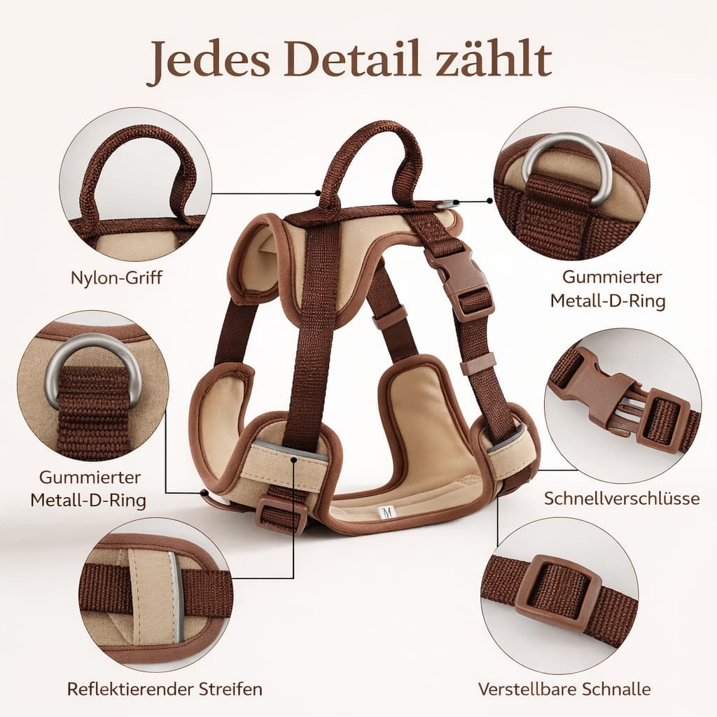 No Pull Geschirr - modernes Hundegeschirr (günstig) | Furrivio für Hunde & Katzen – jetzt bei Furrivio kaufen