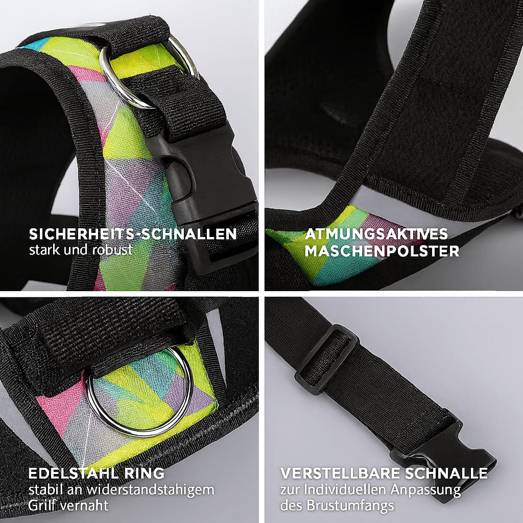 Personalisiertes No - Pull Hundegeschirr – Sicherheit trifft Stil | Furrivio™ für Hunde & Katzen – jetzt bei Furrivio™ kaufen