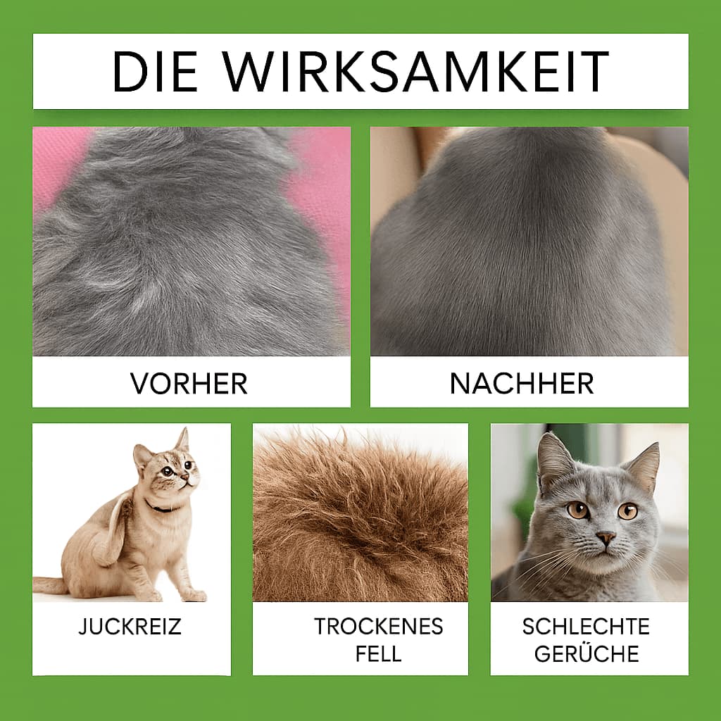 Pflegeshampoo für Katzen – sanft zur Haut, stark gegen Schmutz | Furrivio™ für Hunde & Katzen – jetzt bei Furrivio™ kaufen