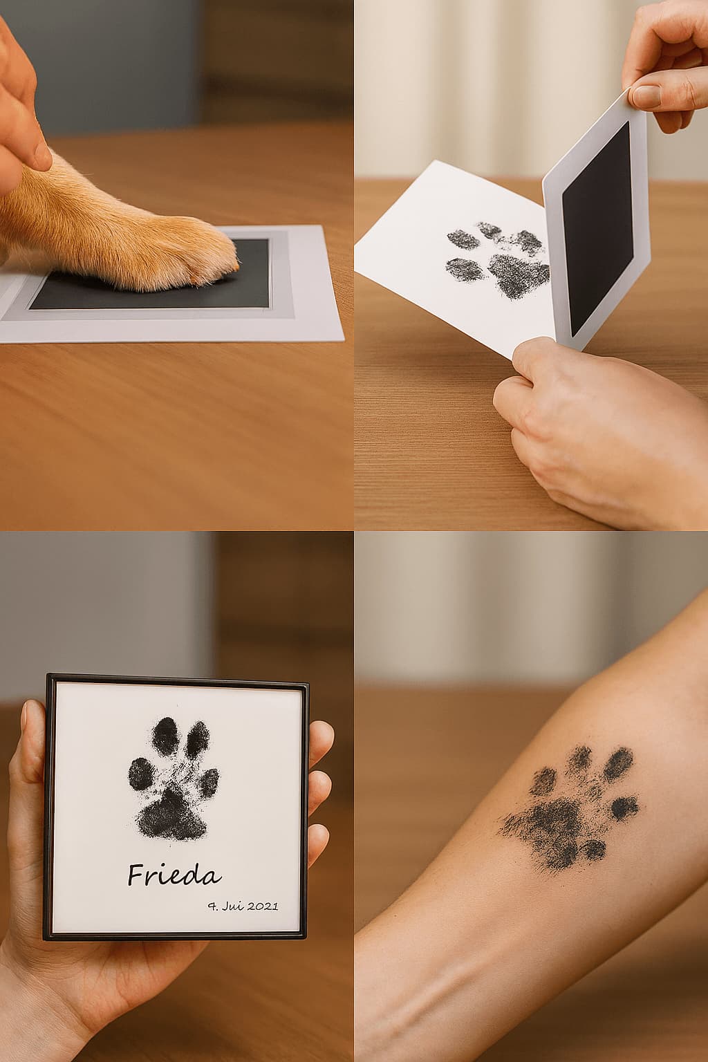 Pfotenabdruck Set - Stempelkissen für Hundepfoten | Furrivio™ für Hunde & Katzen – jetzt bei Furrivio™ kaufen
