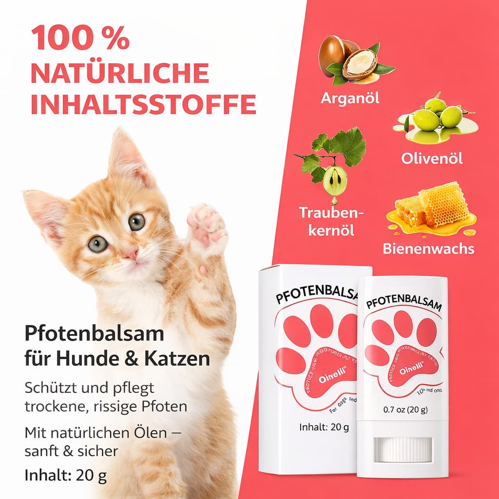Pfotenbalsam Katze – Pflege für Katzenpfoten | Furrivio™ für Hunde & Katzen – jetzt bei Furrivio kaufen