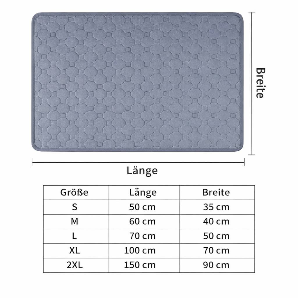 Pinkelmatte Hund - waschbare Welpenunterlage | Furrivio für Hunde & Katzen – jetzt bei Furrivio™ kaufen