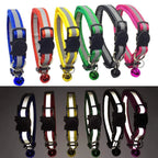 Reflektierendes Breakaway - Katzenhalsband mit Glöckchen & Sicherheitsverschluss – verstellbar, reflektiv & ausreißbar | Furrivio™ für Hunde & Katzen – jetzt bei Furrivio™ kaufen