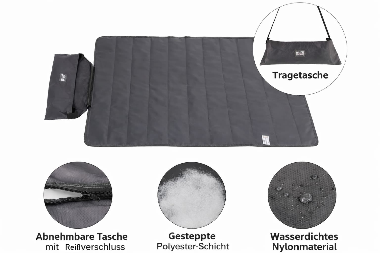 Reisedecke für Hunde - Hundedecke zum Mitnehmen | Furrivio™ für Hunde & Katzen – jetzt bei Furrivio™ kaufen