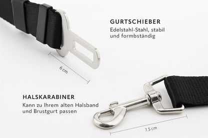 Sicherheitsgurt für Hunde im Auto - verstellbarer Anschnallgurt für Hunde & Katzen – jetzt bei Furrivio™ kaufen