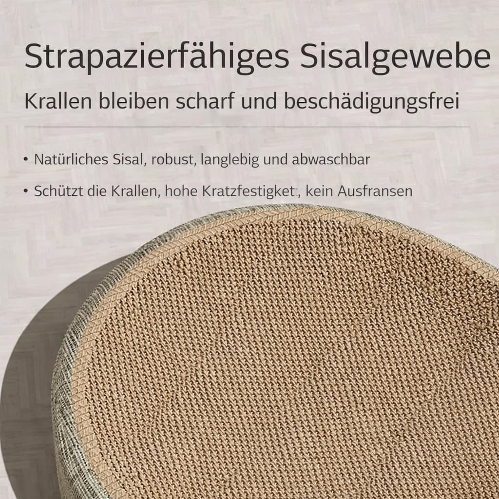 Sisal Kratzbrett - Katzen Kratzmatte (Boden) | Furrivio™ für Hunde & Katzen – jetzt bei Furrivio kaufen