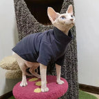 Sphynx Katzenpullover Rollkragen – Fleece Sweater für Katzen | Herbst & Winter Kleidung | Furrivio™