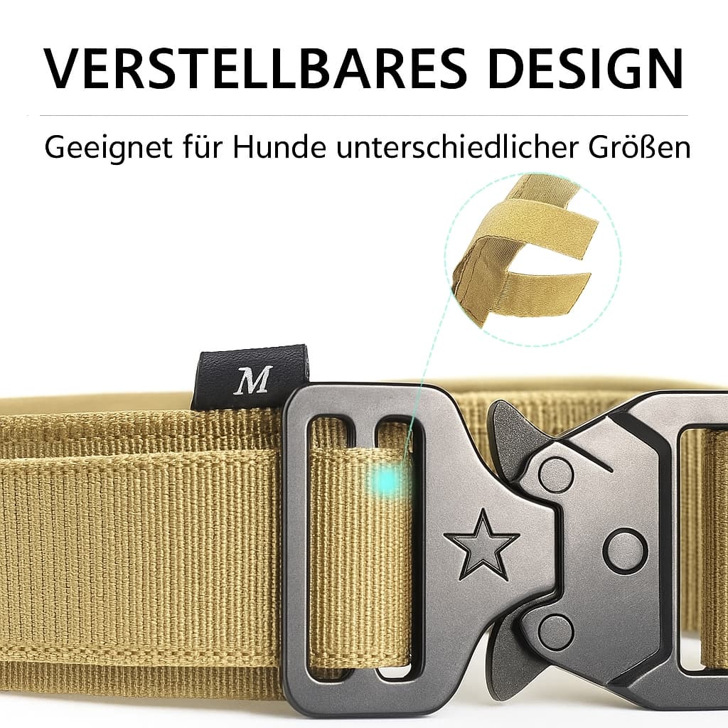 Taktisches Hundehalsband (verstellbar) | Furrivio™ für Hunde & Katzen – jetzt bei Furrivio™ kaufen