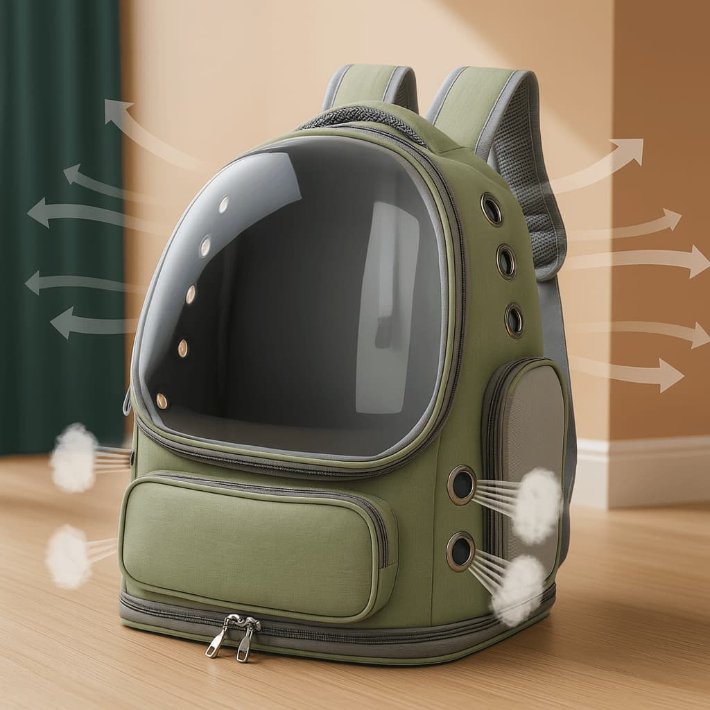 Transparenter Katzenrucksack – Atmungsaktiv & Reisetauglich | Furrivio™ für Hunde & Katzen – jetzt bei Furrivio™ kaufen