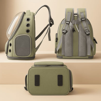 Transparenter Katzenrucksack – Atmungsaktiv & Reisetauglich | Furrivio™ für Hunde & Katzen – jetzt bei Furrivio™ kaufen
