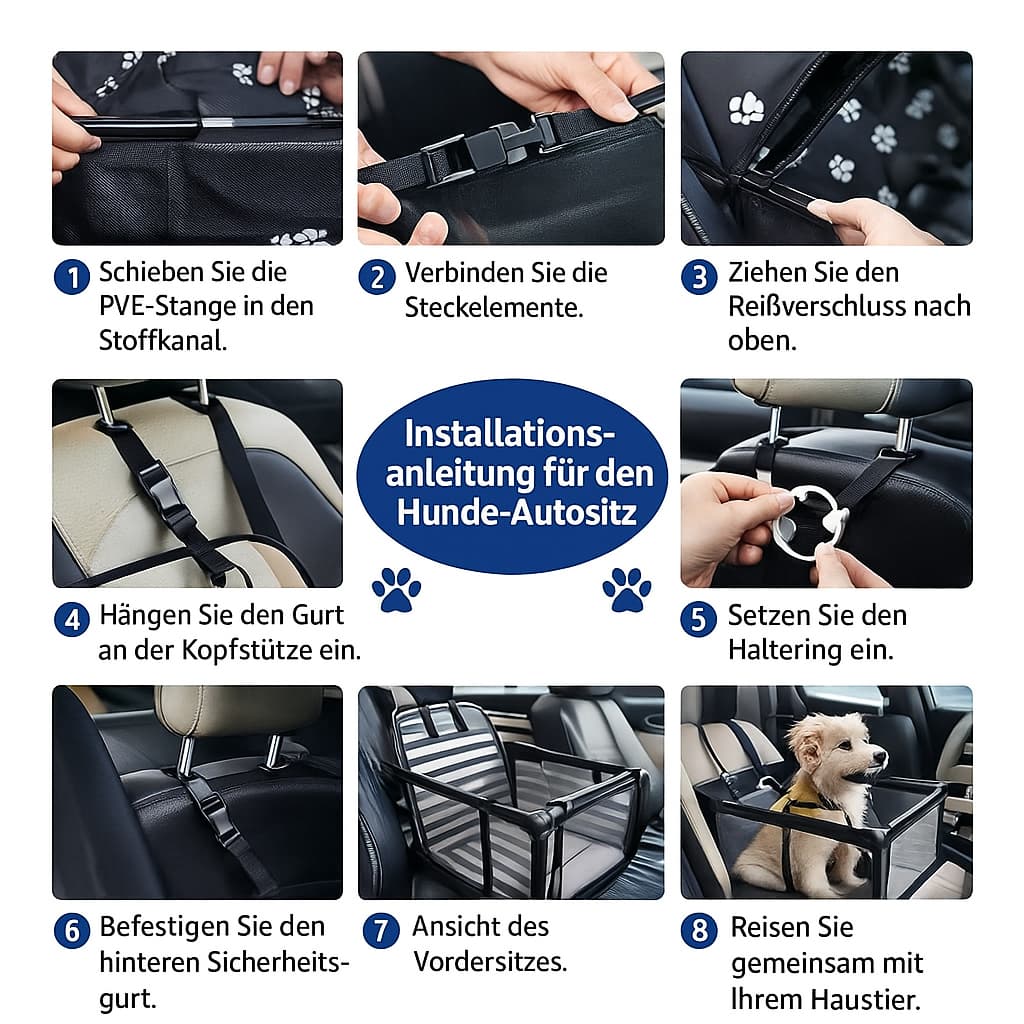 Transporttasche für Hunde - Auto Transporttasche Hund für Hunde & Katzen – jetzt bei Furrivio™ kaufen