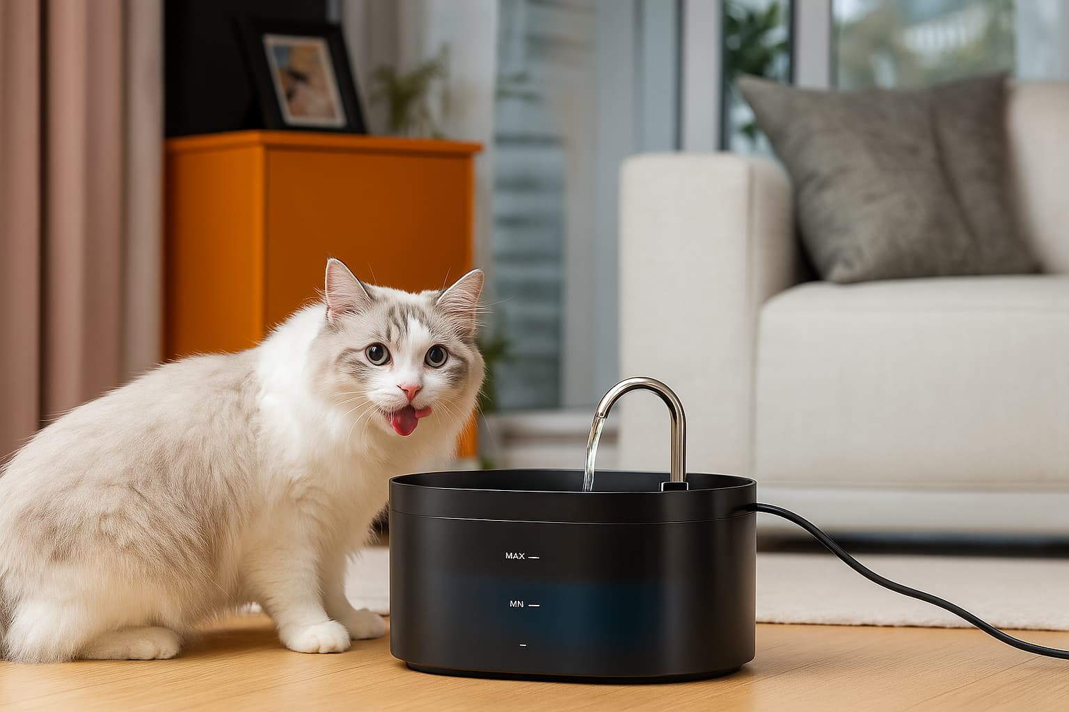 Wasserspender für Katzen – Trinkbrunnen für Katzen | Furrivio™ für Hunde & Katzen – jetzt bei Furrivio™ kaufen