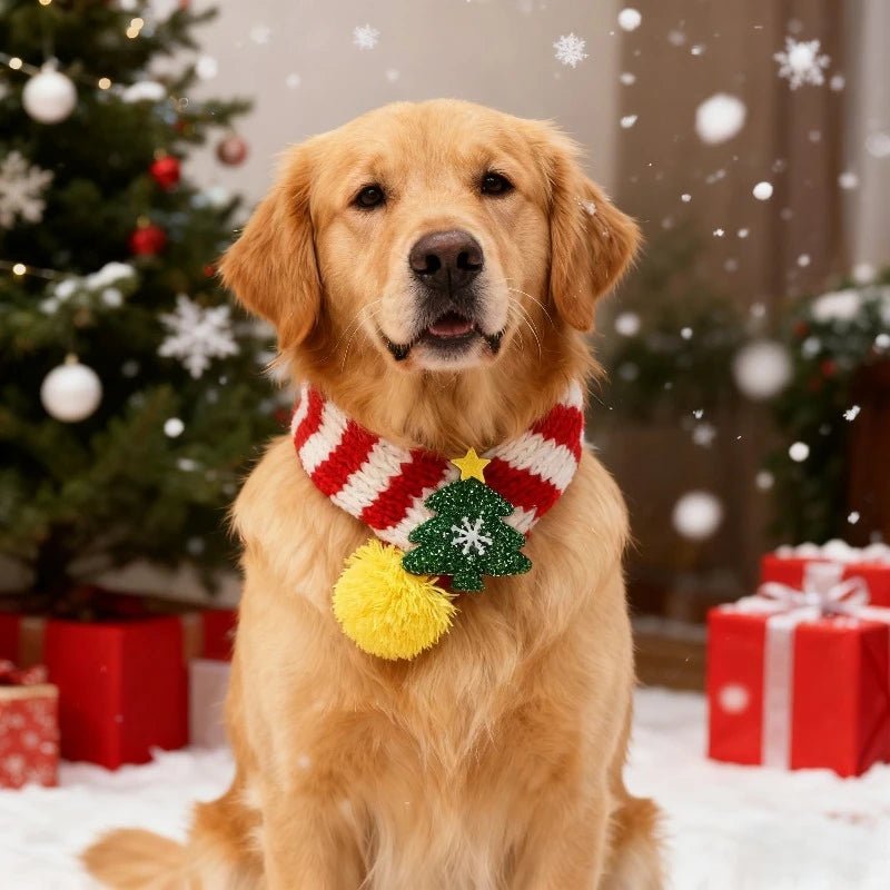 Weihnachtsschal für Hunde – Warm & Festlich | Furrivio™ für Hunde & Katzen – jetzt bei Furrivio™ kaufen